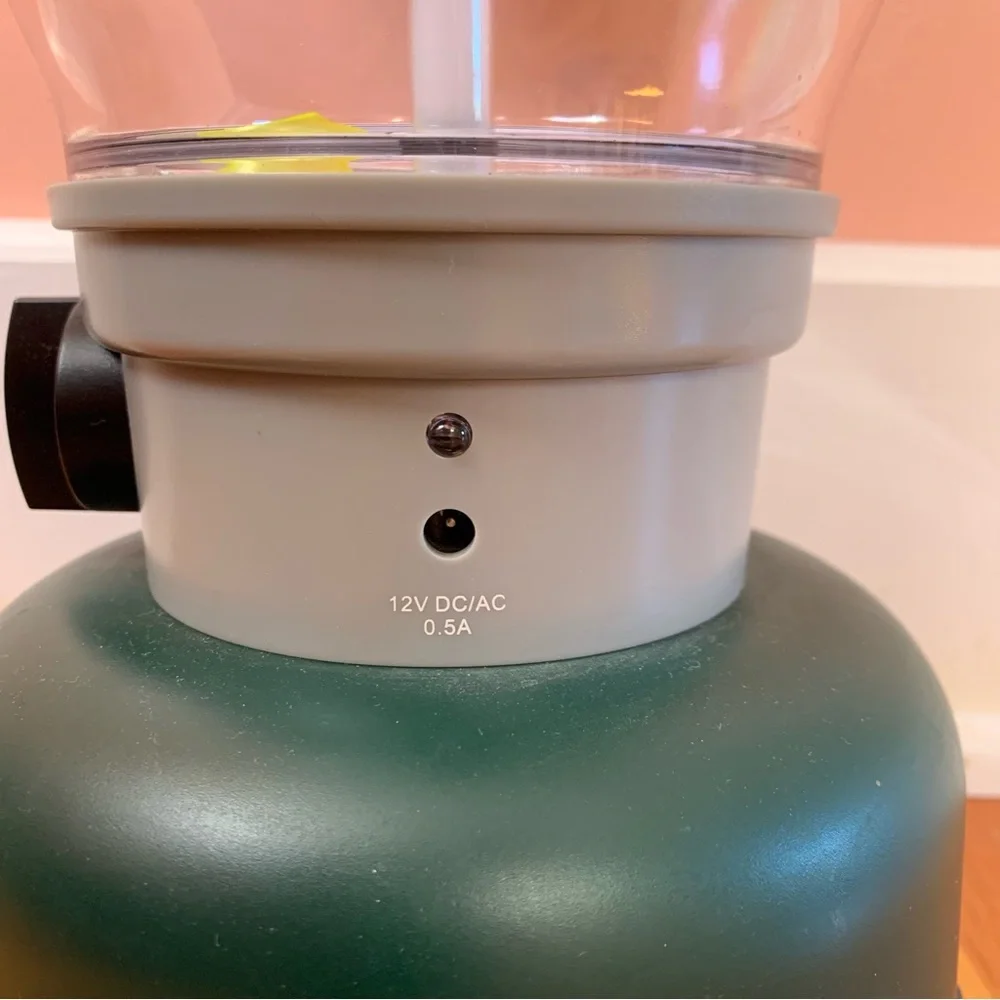 Vintage Coleman Lantern with Wall and Car Charger READ